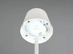 2er SET Akku LED Tischlampen kabellos für Innen & Außen, Weiß - 21cm klein