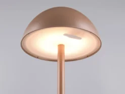 2er SET Akku LED Tischlampen kabellos für Innen & Außen, Coffee - 30cm klein