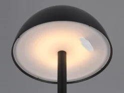 2er SET Akku LED Tischlampen kabellos für Innen & Außen, Schwarz - 30cm klein