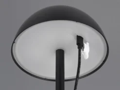 2er SET Akku LED Tischlampen kabellos für Innen & Außen, Schwarz - 30cm klein