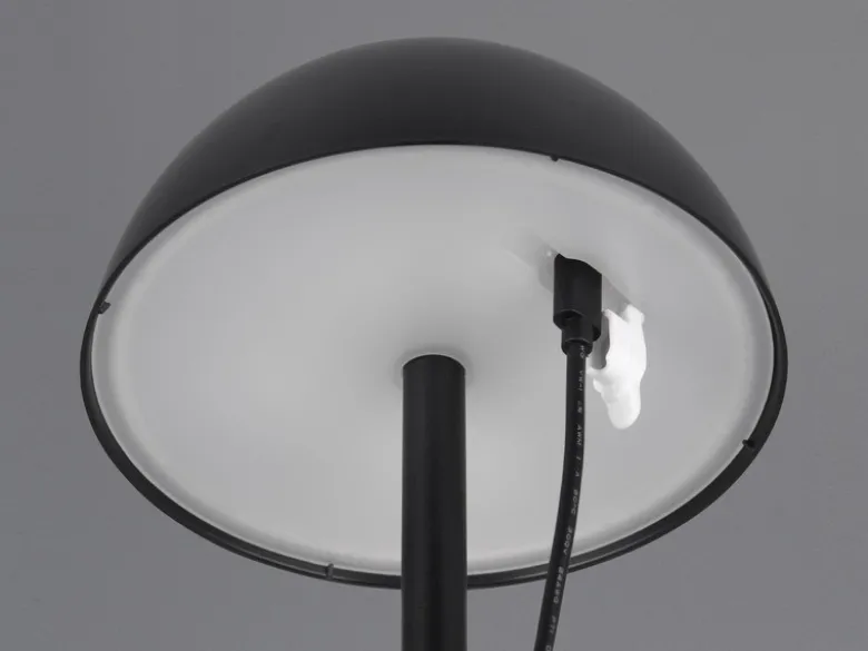 2er SET Akku LED Tischlampen kabellos für Innen & Außen, Schwarz - 30cm klein