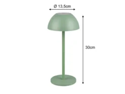 2er SET Akku LED Tischlampen kabellos für Innen & Außen, Grün - 30cm klein