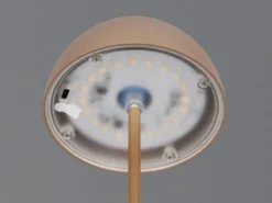 2er SET Akku LED Tischleuchten kabellos für Innen & Außen, Coffee - 20cm klein