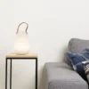 2er SET Akku LED Tischleuchten für außen & innen mit RGB, H: 21cm