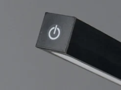 2er SET Akku Schreibtischlampen magnetisch in Schwarz, Höhe 37cm