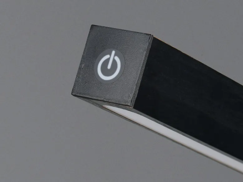 2er SET Akku Schreibtischlampen magnetisch in Schwarz, Höhe 37cm