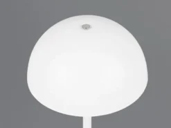 2er SET Akku Tischlampen Weiß, Touch dimmbar, USB aufladbar, Höhe 21cm
