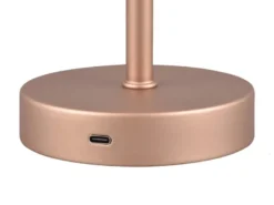 2er SET Akku Tischleuchten, per USB aufladbar, dimmbar, Coffee, Höhe 30cm
