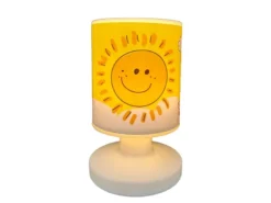 2er Set Akku Tischleuchte Sonne und Schmetterling, per USB aufladbar, Höhe 20cm