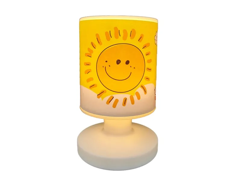 2er Set Akku Tischleuchte Sonne und Schmetterling, per USB aufladbar, Höhe 20cm