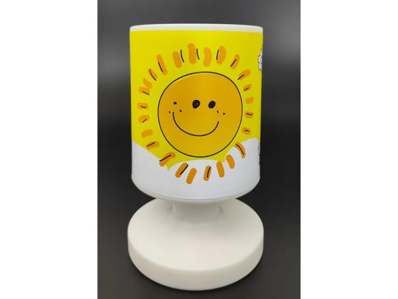 2er Set Akku Tischleuchte Sonne und Schmetterling, per USB aufladbar, Höhe 20cm