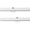 2er SET Akku Unterbauleuchten schwenkbar & mit Gestensteuerung, Länge 37cm
