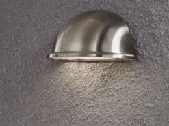 2er Set Außenwandleuchten Downlight TORINO in Edelstahl, Hausbeleuchtung