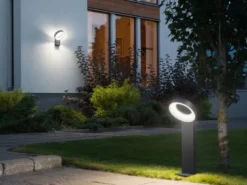 2er-Set Auffällige Wandleuchten ASTI, anthrazit, 18W HP-LED, 1400 Lumen, 5000K
