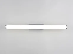 2er SET Bad Spiegelleuchten mit Schalter, Licht neutralweiß, Breite 60cm