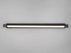 2er SET dimmbare LED Bad Spiegelleuchten schwenkbar, Schwarz Breite 80cm