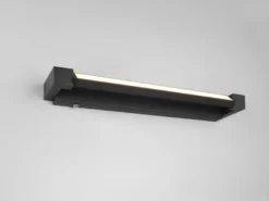 2er SET dimmbare LED Bad Spiegelleuchten schwenkbar, Schwarz Breite 50cm