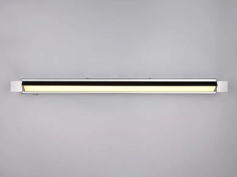 2er SET dimmbare LED Bad Spiegelleuchten schwenkbar, Chrom Breite 80cm