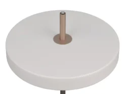 2er SET dimmbare LED Tischlampen im modernen Design, Hellgrau, Höhe 45,5cm