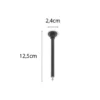 2er SET Distanzhalter Höhe 12,5cm Schwarz für DUOline Schienensystem