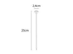 2er SET Distanzhalter Höhe 25cm Weiß für DUOline Schienensystem