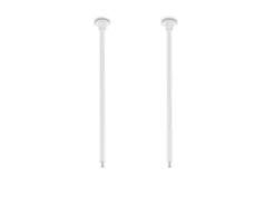 2er SET Distanzhalter Höhe 25cm Weiß für DUOline Schienensystem