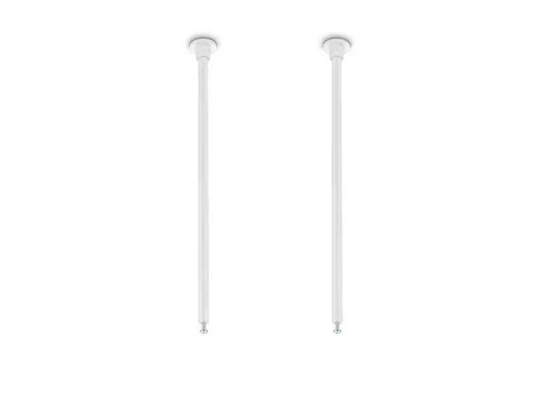 2er SET Distanzhalter Höhe 25cm Weiß für DUOline Schienensystem