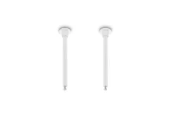 2er SET Distanzhalter Höhe 12,5cm Weiß für DUOline Schienensystem