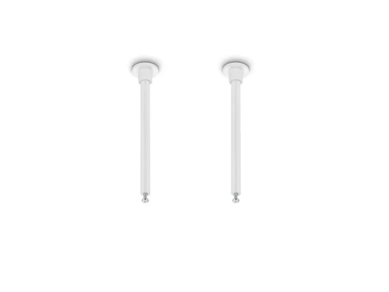2er SET Distanzhalter Höhe 12,5cm Weiß für DUOline Schienensystem