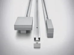 2er SET Endkappen für DUOline 2-Phasen Schienensystem Weiß