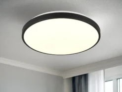 2er SET flache LED Innen Deckenlampen mit Bewegungsmelder Ø 38cm