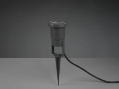 3-er SET Gartenstrahler mit Erdspieß, Anschlusskabel, Stecker & GU10 LED