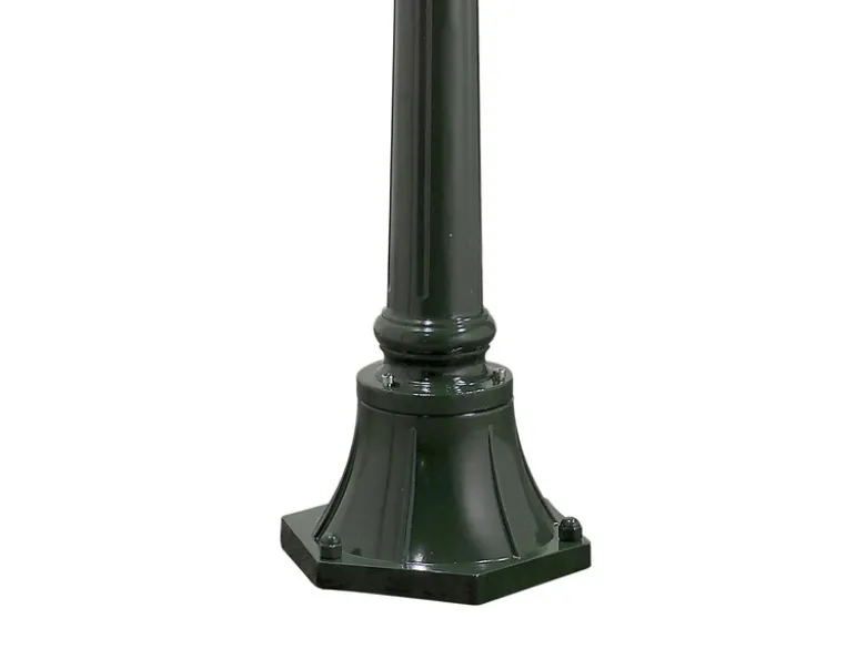 2er-Set grüne Wegeleuchten PARMA aus Aluminium, E27, IP43, H.: 118 cm
