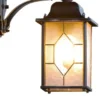 2er-Set hängende Wandleuchten MILANO, E27, Bleikristalloptik, IP23