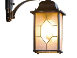 2er-Set hängende Wandleuchten MILANO, E27, Bleikristalloptik, IP23
