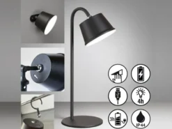 2er SET kabellose Outdoor Lampen - 3in1 Tischlampe / Wandlampe & Deckenleuchte