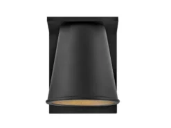 2er SET kleine LED Außenwandleuchten Schwarz, Salzluft resistent, Höhe 15,5cm