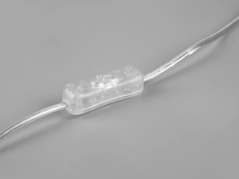 2-er Set kleine LED Tischleuchten rund, Anthrazit, Höhe 25cm