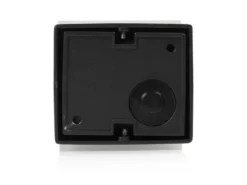 2er Set Kleine Up and Down LED Außenwandleuchten Aluminium Schwarz, 7,5x7cm