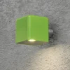 2er-Set LED Außenwandleuchten AMALFI, grün, 3 Watt-LED, 200 Lumen, inkl. Trafo