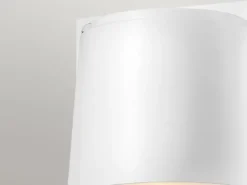 2er Set LED Außenwandleuchten Downlight Weiß, Höhe 16,5cm