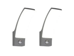 2er Set LED Außenwandleuchten mit Bewegungsmelder in Anthrazit, Höhe 22,5cm