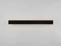 2er SET LED Badezimmer Wandleuchten Up-Down Schwarz, Breite 60cm