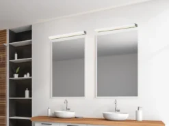 2er SET LED Badezimmer Wandleuchten Up-Down Chrom, Breite 60cm