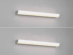 2er SET LED Badezimmer Wandleuchten Up-Down Chrom, Breite 60cm