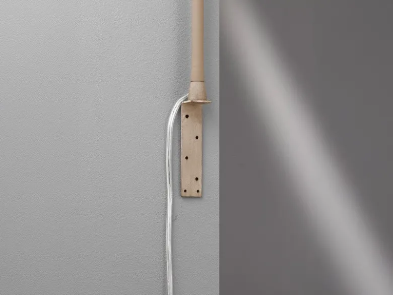 2er SET LED Bettlampen Beige mit Kabel und Stecker, Gestensteuerung, Breite 4cm