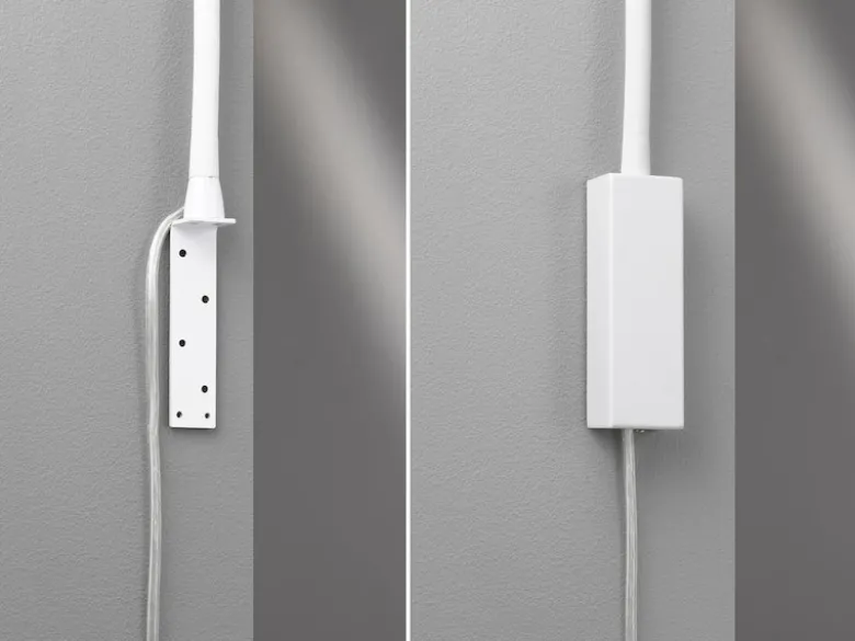 2er SET LED Bettlampen Weiß mit Kabel & Stecker, Gestensteuerung, Breite 4cm