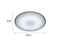 2er SET LED Deckenleuchten mit Fernbedienung, dimmbar Ø 42cm