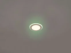 3er SET LED Einbaustrahler ARGUS Weiß mit Fernbedienung dimmbar & RGBW, Ø 8cm