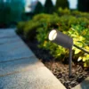 3er SET LED Gartenstrahler mit Erdspieß & 2 Meter Anschlusskabel Ø 5cm